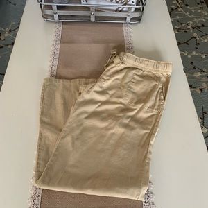 Tan Linen/Cotton Pants